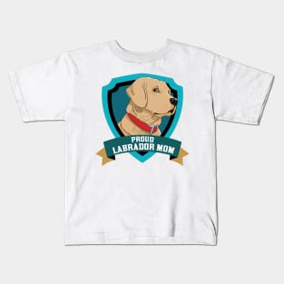 Proud Labrador Mom Kids T-Shirt